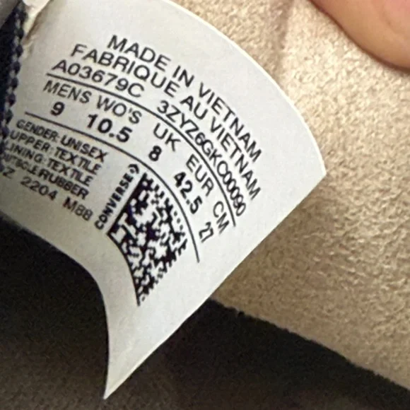 Unisex‎ Converse Star Pro Oxvintage Low Top Khaki Brown  Men’s Size 9 - Picture 7 of 8